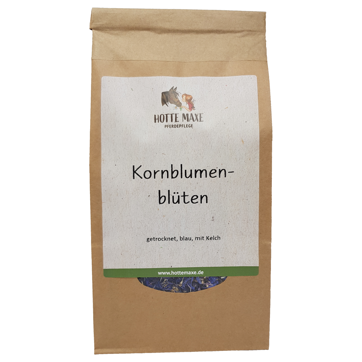 Hotte Maxe Einzelkräuter Kornblumenblüten mit Kelch, getrocknet, blau, ganz