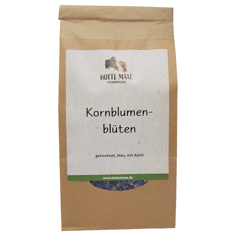 Hotte Maxe Einzelkräuter Kornblumenblüten mit Kelch, getrocknet, blau, ganz