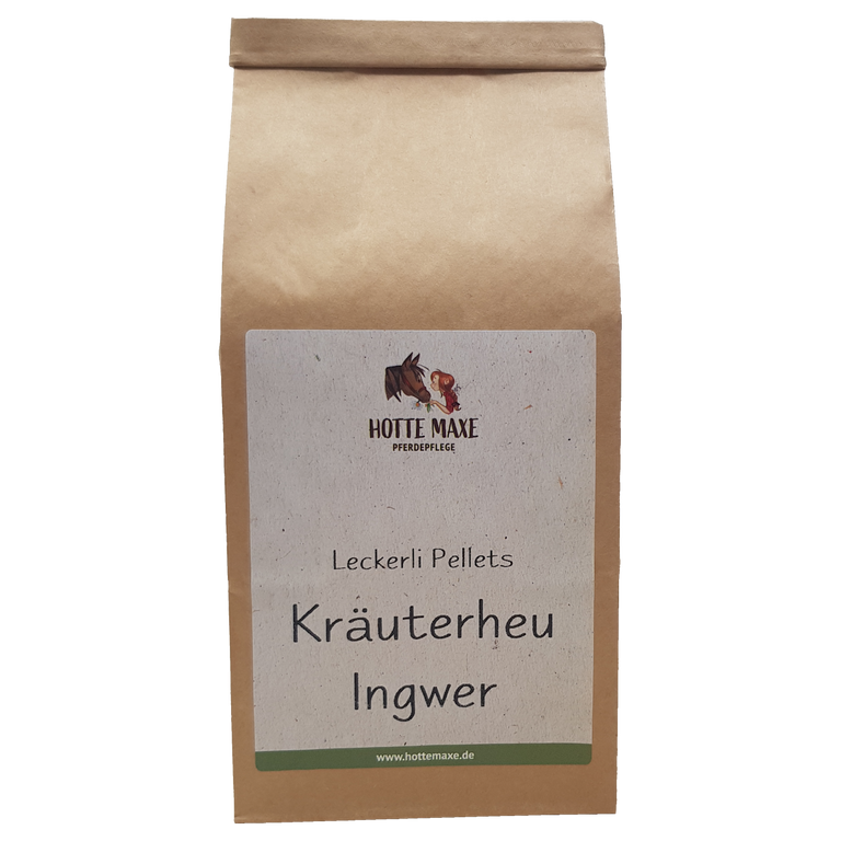 Hotte Maxe Leckerli Pellets Kräuterheu-Ingwer