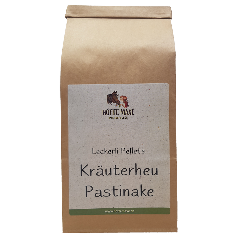 Hotte Maxe Leckerli Pellets Kräuterheu-Pastinake