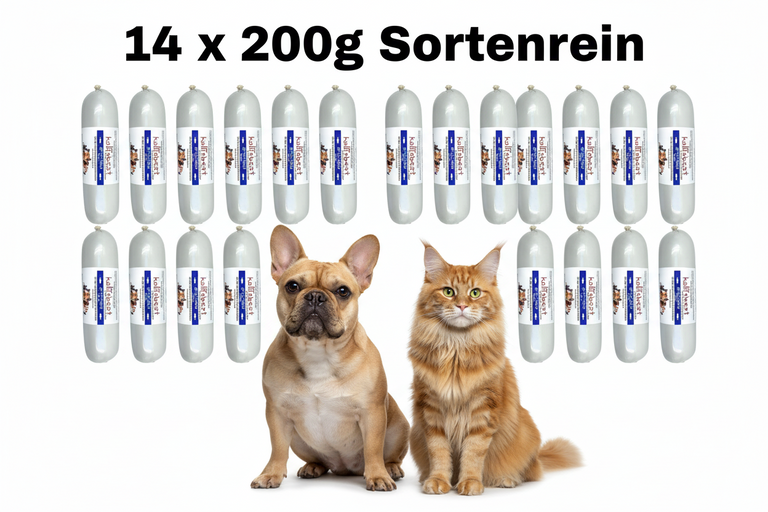 Die Tolle Rolle mit Lachs – Nassfutter, BARF & Leckerli für Hunde | Kallisbest