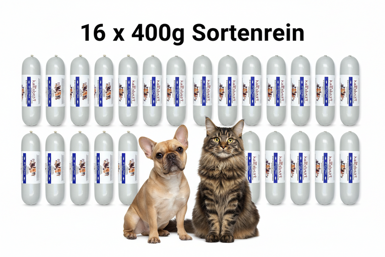 Die Tolle Rolle mit Lachs – Nassfutter, BARF & Leckerli für Hunde | Kallisbest