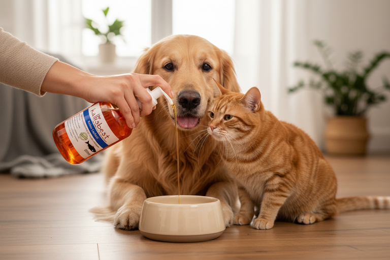 Lachsöl Spenderflasche Hund & Katze