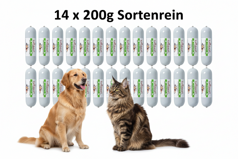 Die Tolle Rolle Lamm pur – Nassfutter, BARF & Leckerli für Hunde | Kallisbest