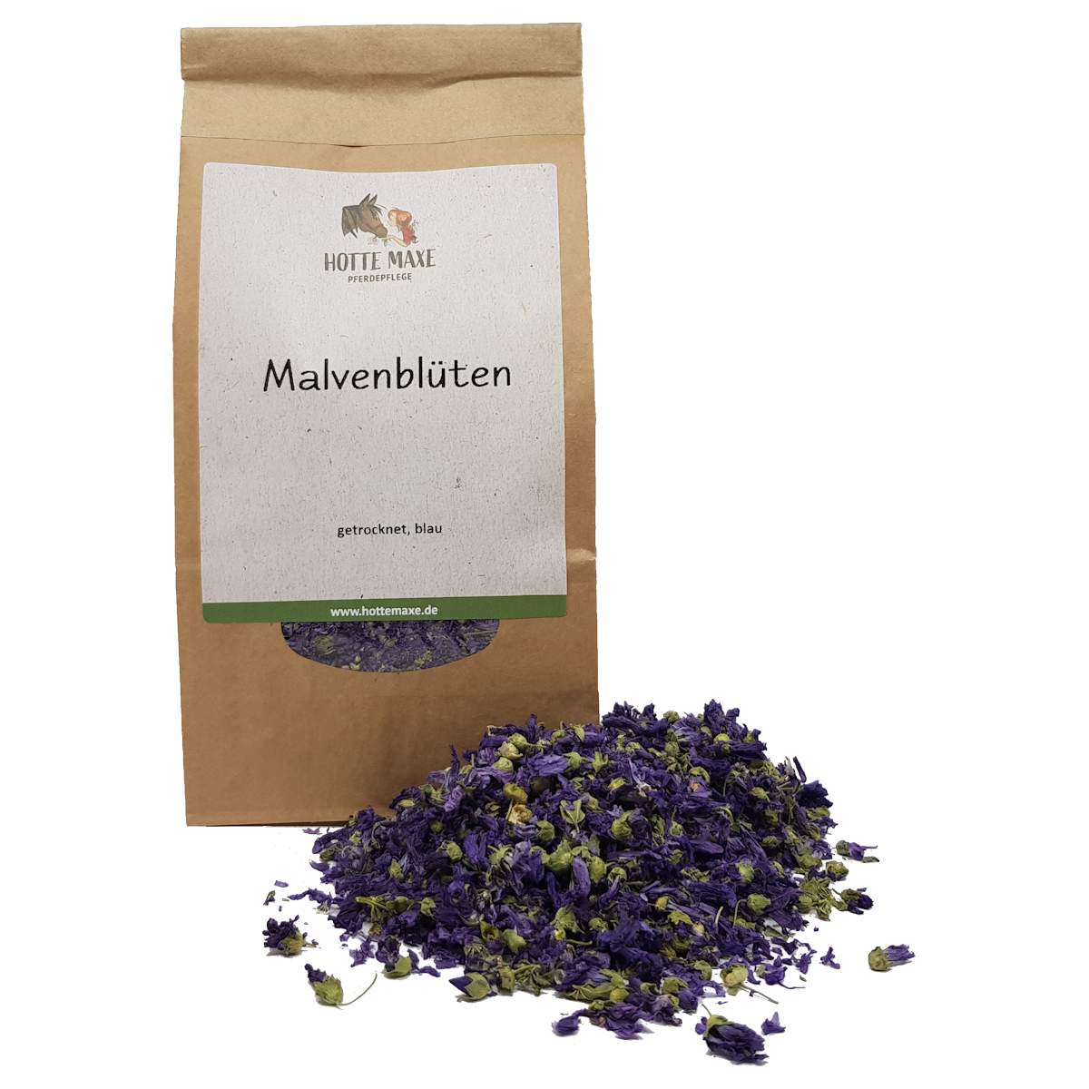 Hotte Maxe Einzelkräuter Malvenblüten, getrocknet, blau