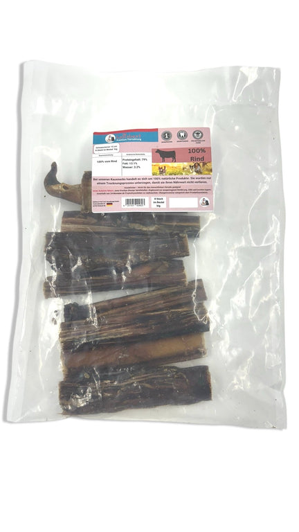 Ochsenziemer ab 12 cm Stücke bis 110cm lange ganze Ziemer mit Fleisch - Kallisbest