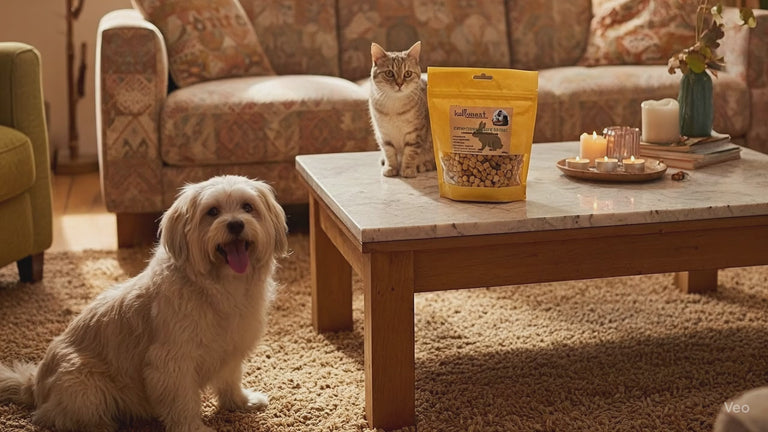 Kaninchenfleischwürfel, Getreidefrei 200g für Hunde & Katzen