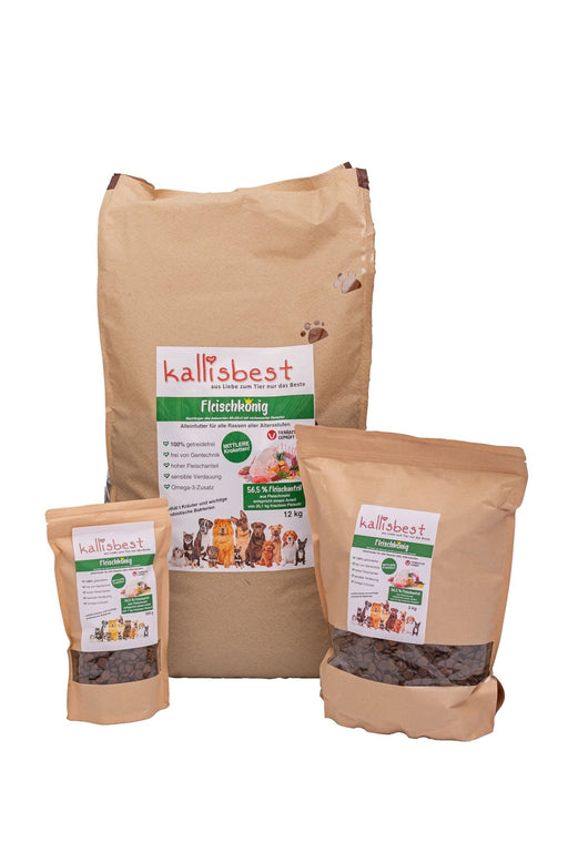 Fleischkönig mittlere Kroketten Hunde - Kallisbest