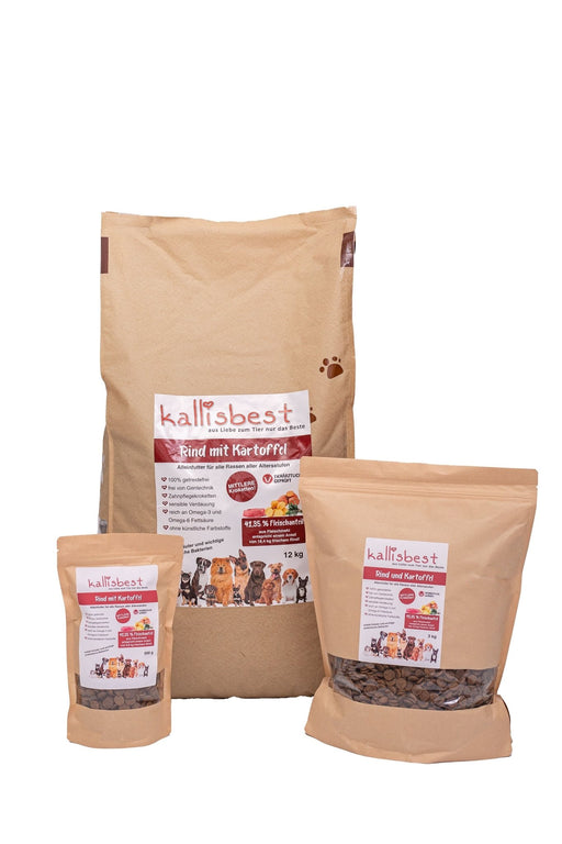 Rind mit Kartoffel mittlere Kroketten für Hunde - Kallisbest