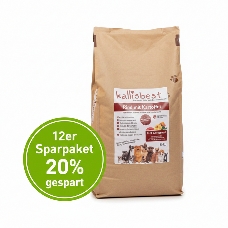 Beef with potato medium croquettes for dogs