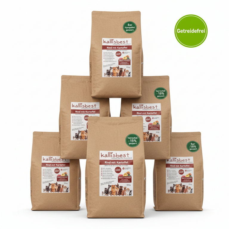 Beef with potato medium croquettes for dogs