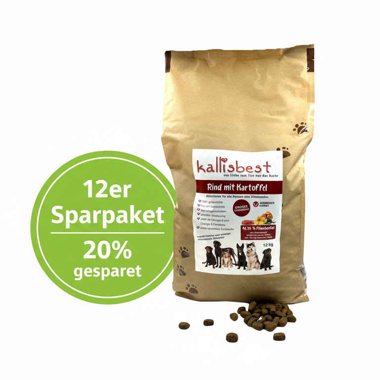 Beef with rice large croquettes for dogs
