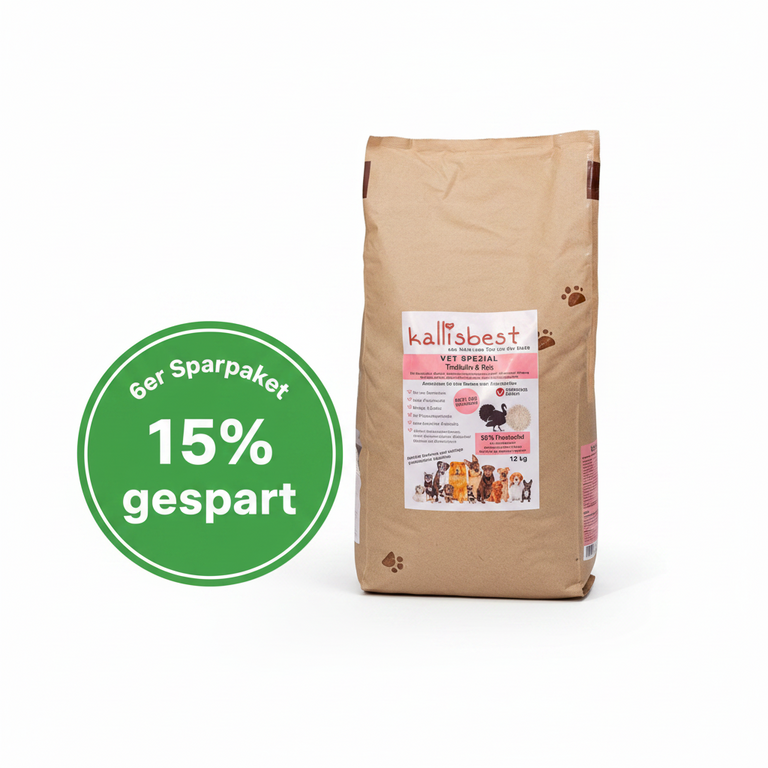VET Spezial Truthahn & Reis mittlere Kroketten – 6 x 12kg Sparpaket