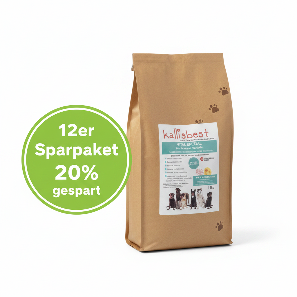 VITAL SPEZIAL Truthahn große Kroketten für Hunde – 38% Truthahnfleischmehl, getreidefrei