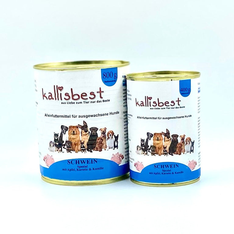 Schwein Spezial, mit Karotte, Apfel und Kamille - Kallisbest