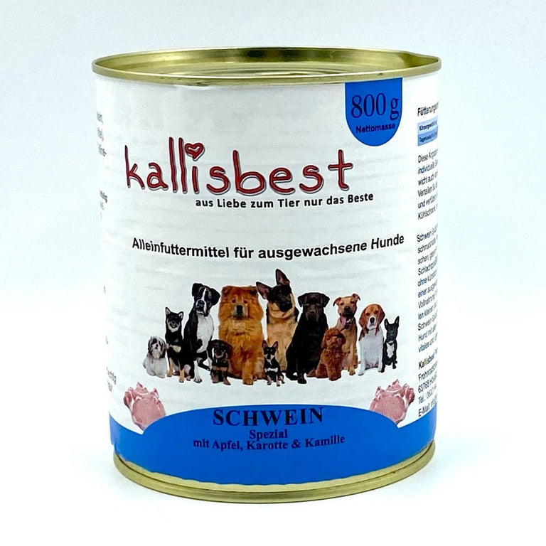 Schwein Spezial, mit Karotte, Apfel und Kamille - Kallisbest