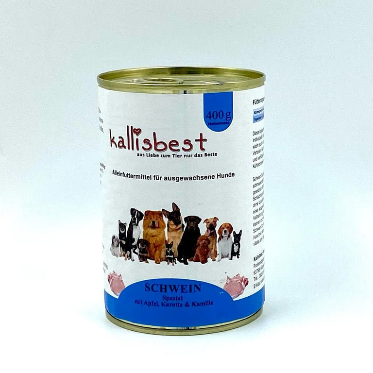 Schwein Spezial, mit Karotte, Apfel und Kamille - Kallisbest