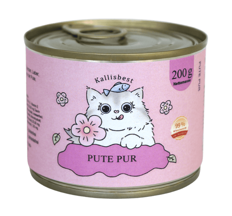 Pute pur 200g, 400g, 800g für Katzen - Kallisbest