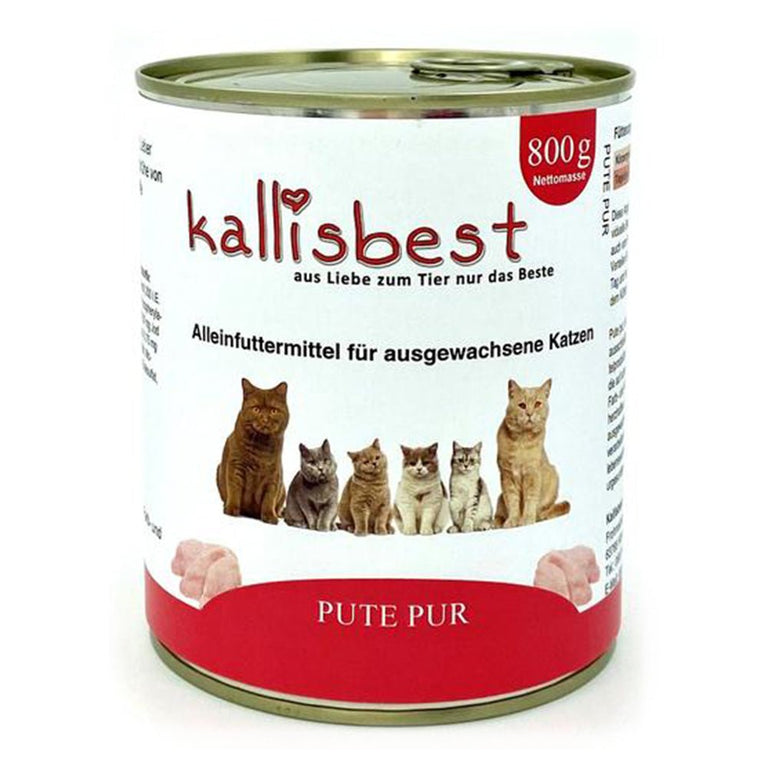 Pute pur 200g, 400g, 800g für Katzen - Kallisbest