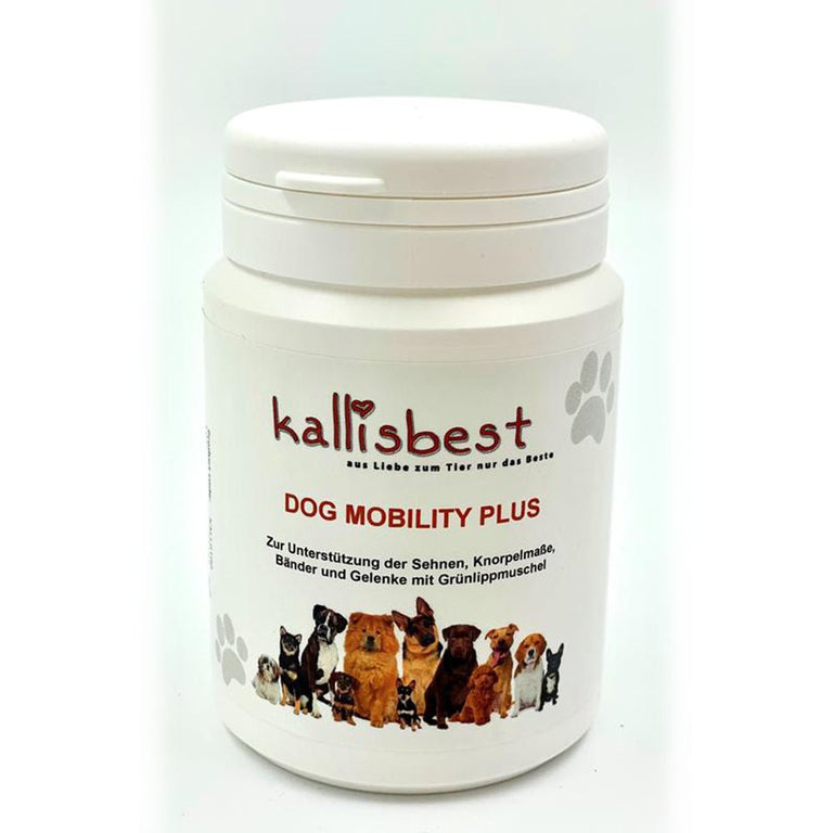 Dog Mobility Plus, mit Grünlippmuschel für Sehnen, Bänder, Gelenke. Angebote beachten! - Kallisbest