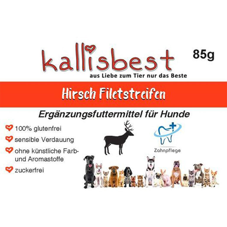 Hirsch Filetstreifen 85g - Kallisbest