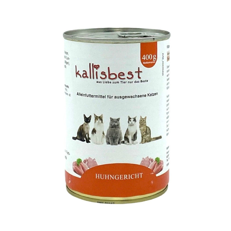 Huhngericht 400g für Katzen - Kallisbest