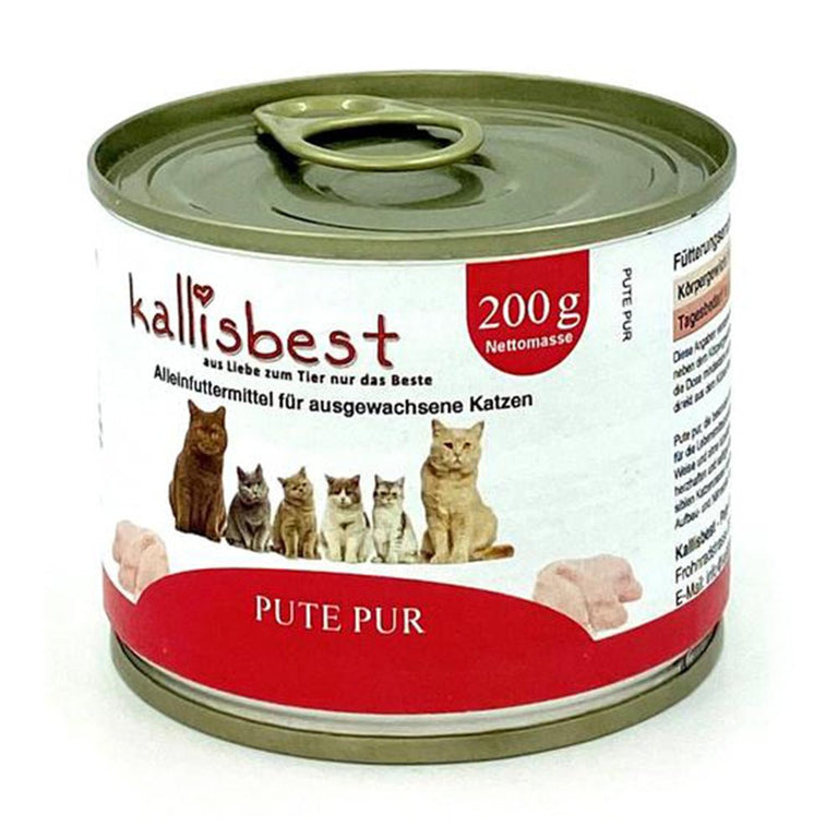 Pute pur 200g, 400g, 800g für Katzen - Kallisbest