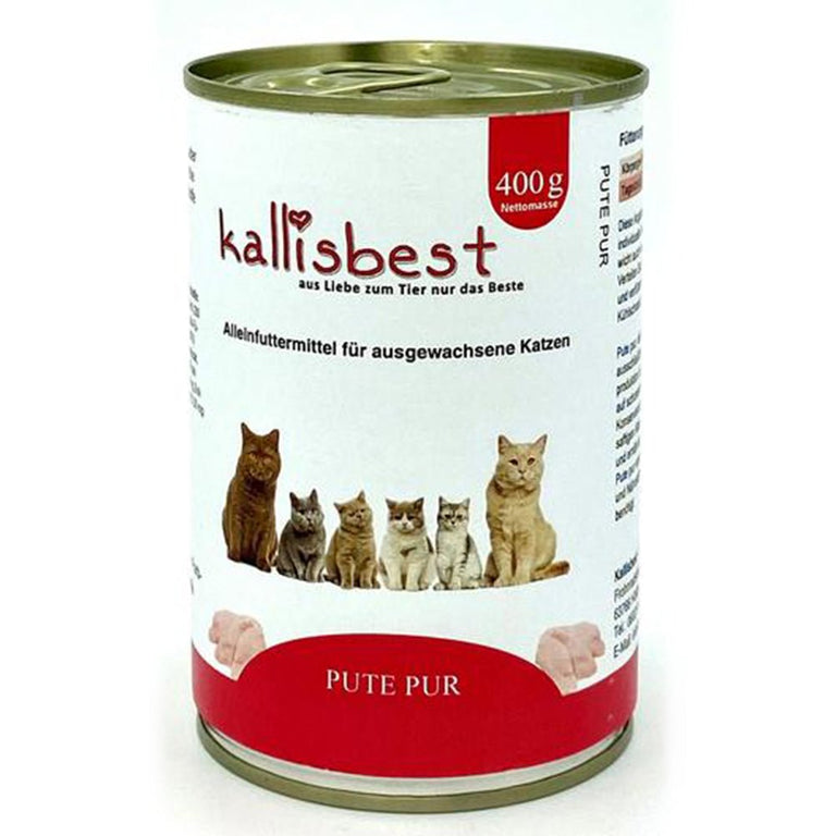 Pute pur 200g, 400g, 800g für Katzen - Kallisbest